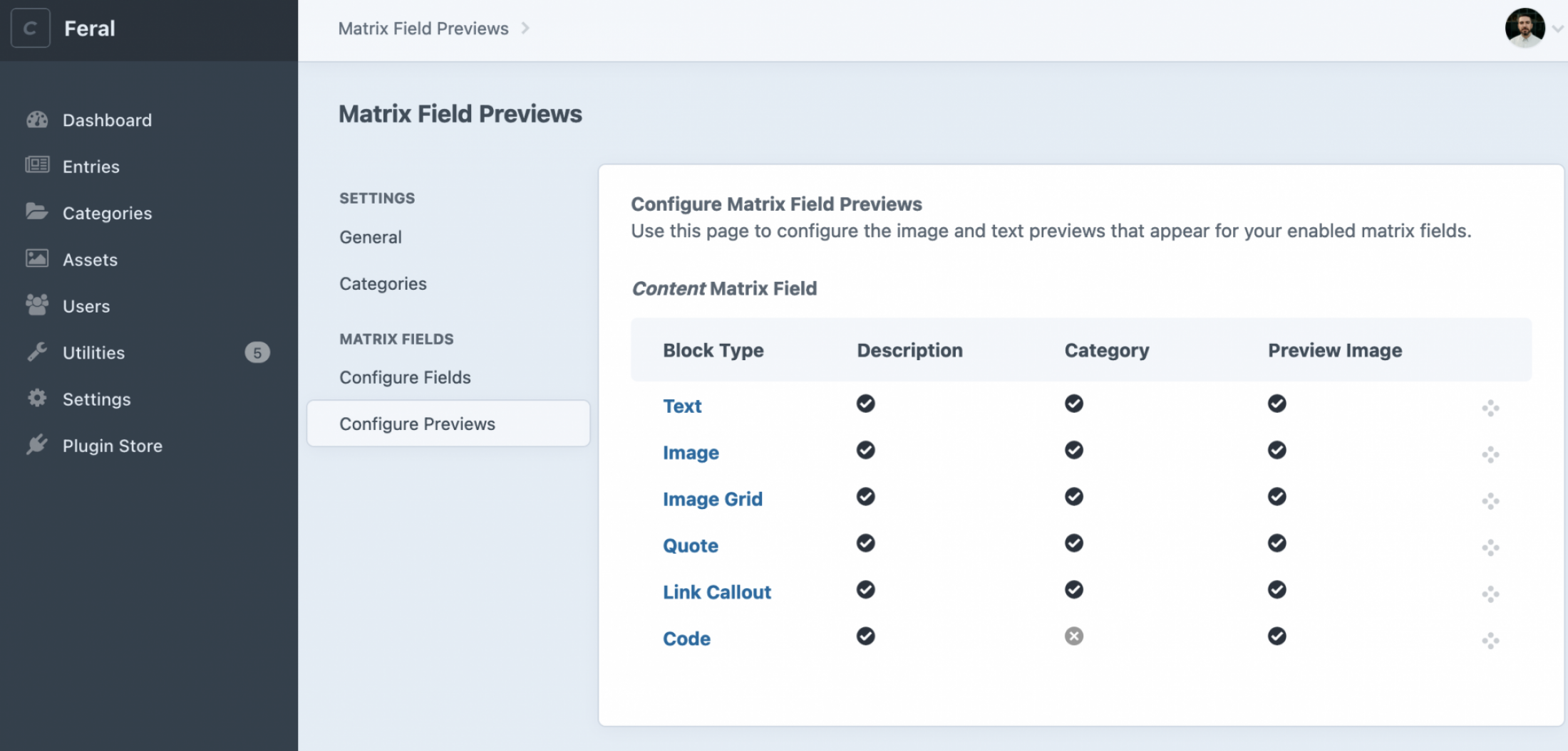 Picture of settings page for remote backup plugin